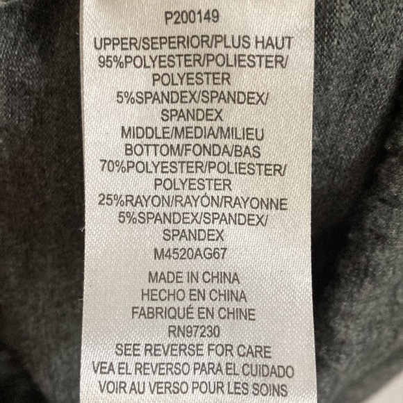 Absolutely Famous Gray Snake Print Color Block Crisscross Strap Drawstring Top - Picture 11 of 12